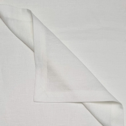 Serweta lniana LINEA CLASSICA - ivory - wybór rozmiaru (99 zł - 119 zł)